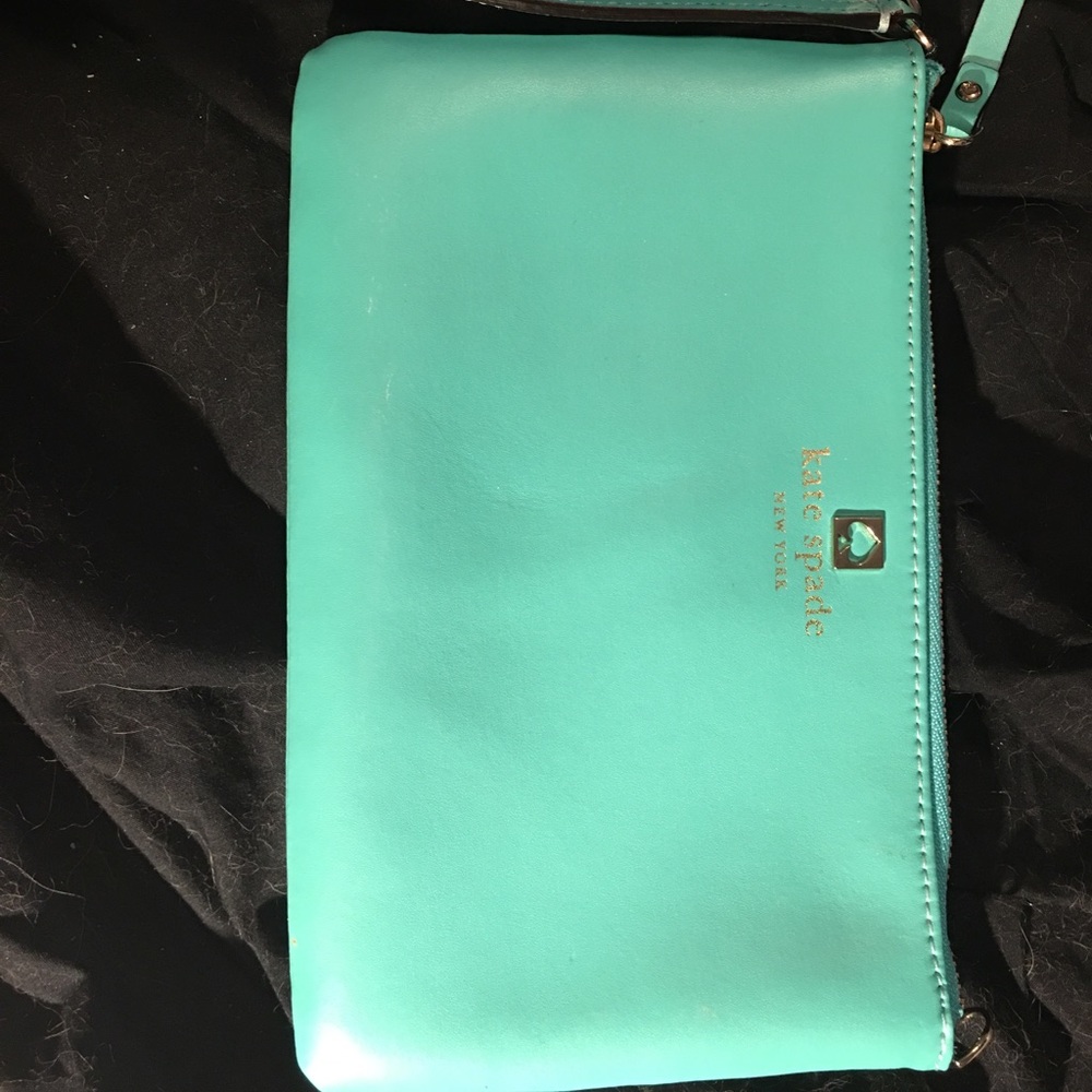 Kate Spade light blue clutch!